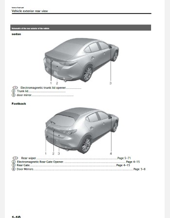 mazda 3 fastback 2023 owners manual in english